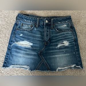 High Waisted Jean Skirt American Eagle